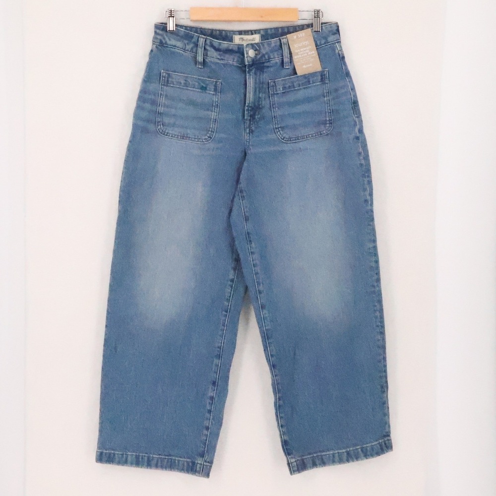 Madewell Light Blue Wide-Leg Jeans